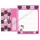 Ano 2005. Conjunto de Papel de Carta Hello Heart RBL Sanrio