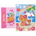 Ano 2005. Conjunto de Papel de Carta Hello Kitty Beach Sanrio