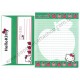 Ano 2005. Conjunto de Papel de Carta Hello Kitty Apples CVD Sanrio