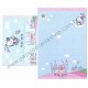 Ano 2005. Conjunto de Papel de Carta Hello Kitty Umbrella Dupla Sanrio