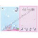 Ano 2005. Conjunto de Papel de Carta Hello Kitty Umbrella Dupla Sanrio