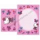 Ano 2005. Conjunto de Papel de Carta Hello Kitty Butterfly Sanrio