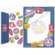 Ano 2002. Conjunto de Papel de Carta Hello Kitty Love Sanrio