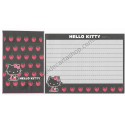 Ano 2001. Conjunto de Papel de Carta Hello Kitty Strawberry Black Sanrio