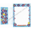 Ano 2002. Conjunto de Papel de Carta Hello Kitty 123 CAZ Sanrio