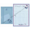 Ano 2002. Conjunto de Papel de Carta Hello Kitty French Sanrio