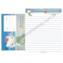 Ano 1998. Conjunto de Papel de Carta Hello Kitty Mermaid2 Sanrio