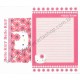 Ano 2004. Conjunto de Papel de Carta Hello Kitty Best Collections 16 Sanrio