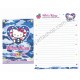 Ano 2001. Conjunto de Papel de Carta Hello Kitty Super Star Sanrio