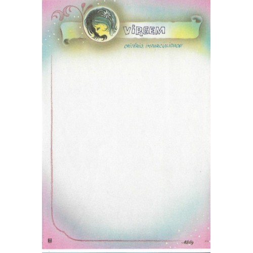 Papel de Carta Antigo Nelly 5133