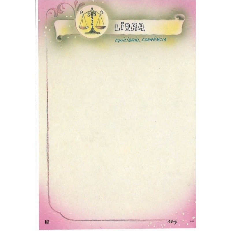 Papel de Carta Antigo Nelly 5128