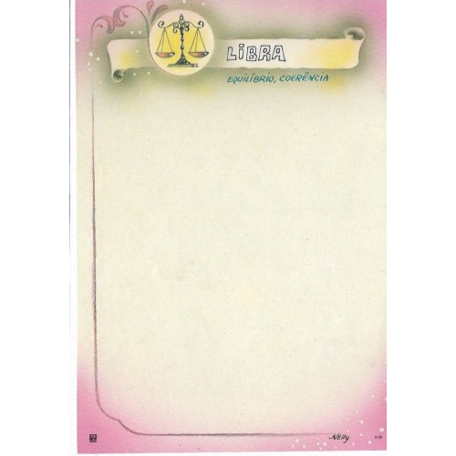 Papel de Carta Antigo Nelly 5128