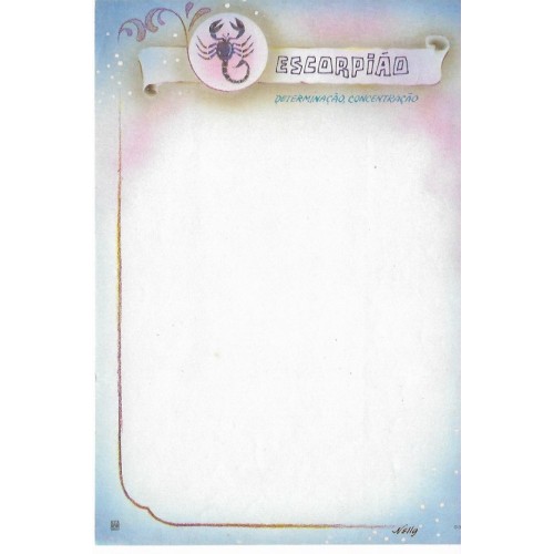 Papel de Carta Antigo Nelly 5130