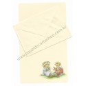 Conjunto de Papel de Carta Antigo Importado Mary Hamilton BEAR 06 - Hallmark