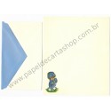 Conjunto de Papel de Carta Antigo Importado Mary Hamilton 02 H&B - Hallmark