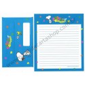 Conjunto de Papel de Carta Original Antigo Snoopy 70s CAZ Peanuts