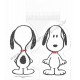 Conjunto de Papel de Carta Antigo (VIntage) Snoopy DC