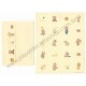 Ano 1989. Conjunto de Papel de Carta Mr. Bears Dream RIng Vintage Sanrio