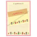 Ano 1987. Conjunto de Papel de Carta Vintage Boonchuka Sanrio