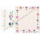 Ano 1987. Conjunto de Papel de Carta Little Twin Stars CRS Antigo (Vintage) Sanrio