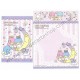 Ano 2013. Kit 2 Conjuntos de Papel de Carta Little Twin Stars Animals Sanrio