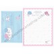 Ano 2005. Conjunto de Papel de Carta Little Twin Stars Sanrio