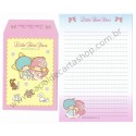 Ano 2010. Conjunto de Papel de Carta Little Twin Stars Sanrio