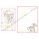 Ano 2015. Conjunto de Papel de Carta Little Twin Stars Take a Walk Sanrio