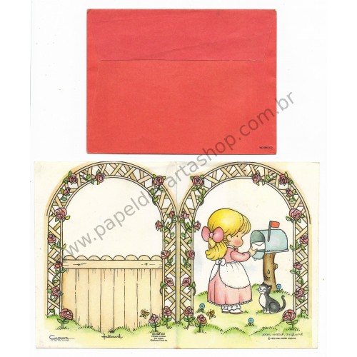 Notelete Antigo Joan Walsh Anglund Hallmark Crown