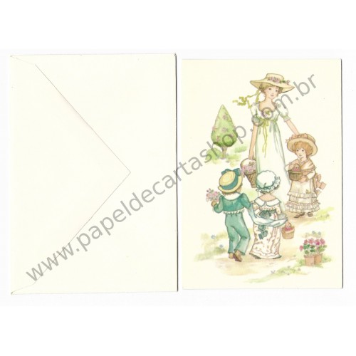 Notecard Antigo Importado Menininhas - Hallmark