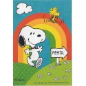 Cartão ANTIGO Snoopy Festa - Hallmark