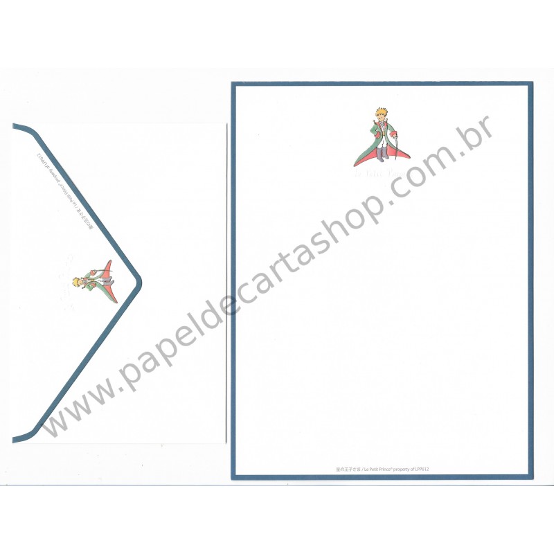 Conjunto de Papel de Carta Importado Le Petit Prince LPP612