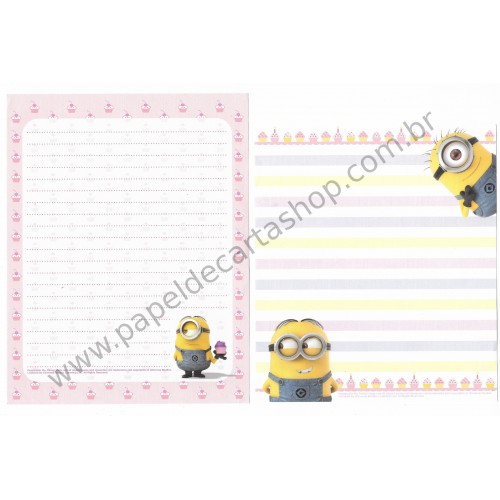 Conjunto de Papel de Carta Minions CRS - Universal Studios