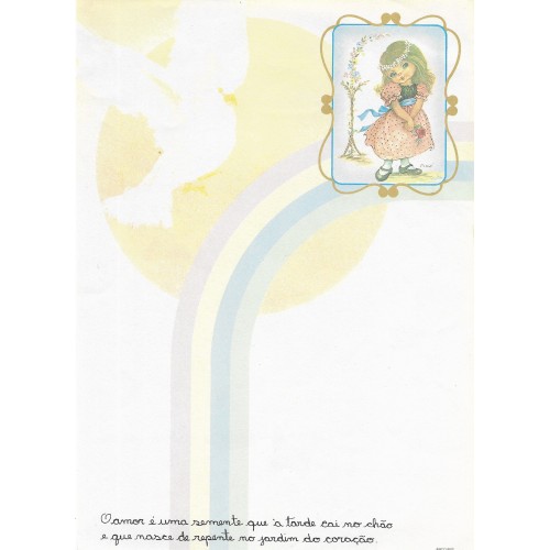 Papel de Carta Arco Iris 01