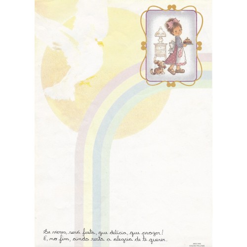 Papel de Carta Arco Iris 03