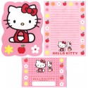 Ano 1998. Conjunto de Papel de Carta Hello Kitty Apple Sanrio