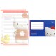 Ano 1998. Conjunto de Papel de Carta Hello Kitty Itty-Bitty2 Sanrio