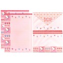 Ano 1998. Conjunto de Papel de Carta Hello Kitty Floral Breeze Sanrio