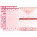 Ano 1998. Conjunto de Papel de Carta Hello Kitty Floral Breeze Sanrio