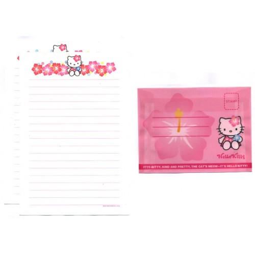 Ano 1999. Conjunto de Papel de Carta Hello Kitty Hib CRSV Sanrio
