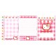 Ano 1998. Conjunto de Papel de Carta Hello Kitty Xadrez 4 P Sanrio