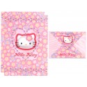 Ano 1998. Conjunto de Papel de Carta Hello Kitty Flores CLLG Sanrio