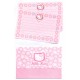 Ano 1998. Conjunto de Papel de Carta Hello Kitty Flores CRSP Sanrio