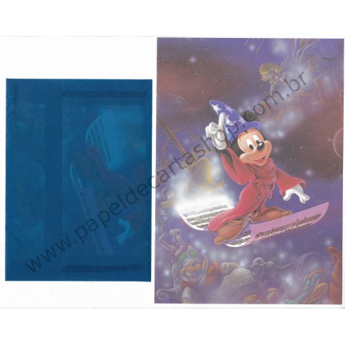 Conjunto de Papel de Carta Importado Disney Fantasia CAZ