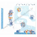 Conjunto de Papel de Carta Importado Disney Pooh & Friends CBP