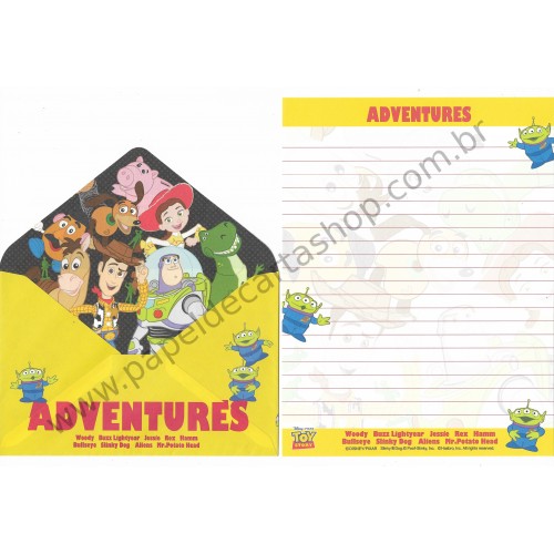 Conjunto de Papel de Carta Disney/Pixar Toy Story Adventures