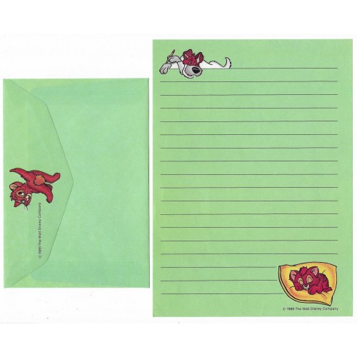 Conjunto de Papel de Carta ANTIGO Personagens Disney CVD