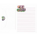 Conjunto de Papel de Carta ANTIGO Personagens Disney CBR