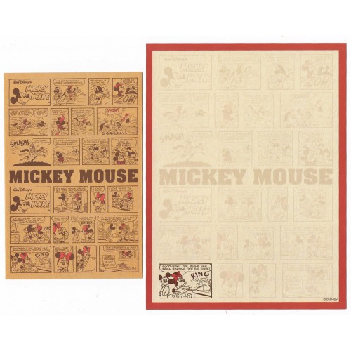 Conjunto de Papel de Carta Importado Disney Mickey Mouse Ring CVM