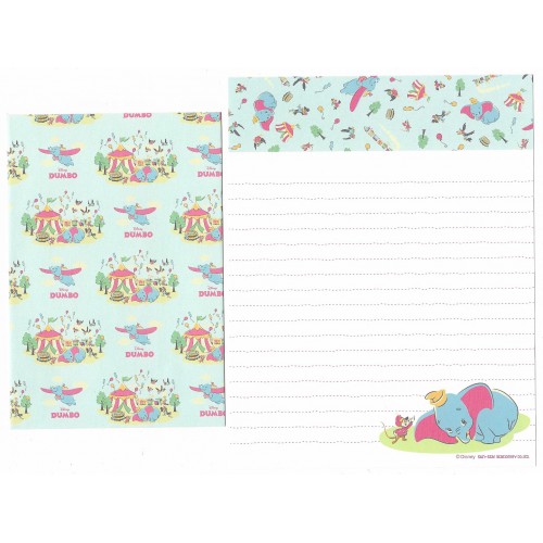 Kit 2 Conjuntos de Papel de Carta Disney Dumbo 